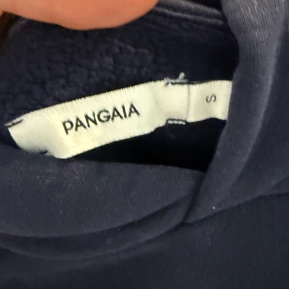 PANGAIA NAVY BLUE HOODIE - Picture 3 of 4